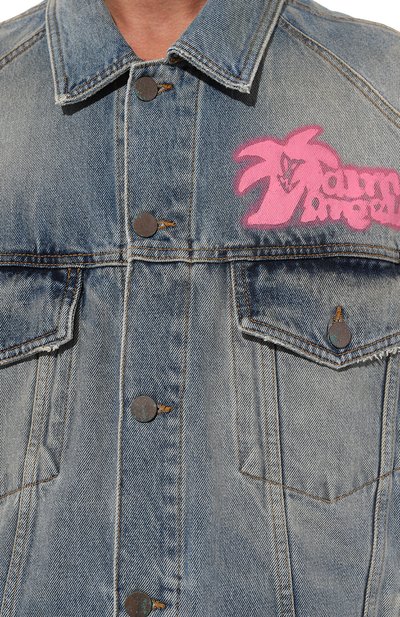 Джинсовая куртка PALM ANGELS, арт. PMYE038E23DEN0014032, фото 5