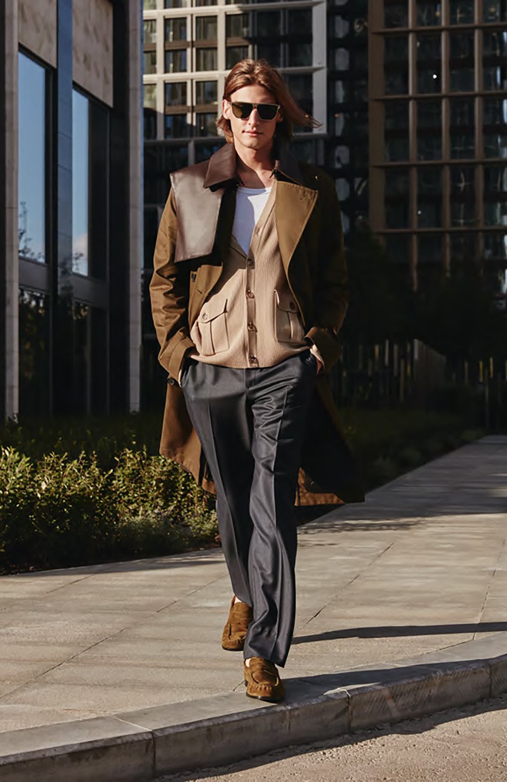 Хлопковый тренч LOEWE, арт. H526Y01W22, фото 6