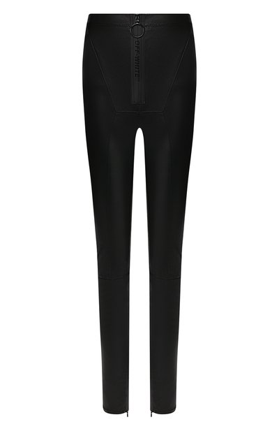 Женские кожаные легинсы OFF-WHITE, арт. 0WJB004E193450771000