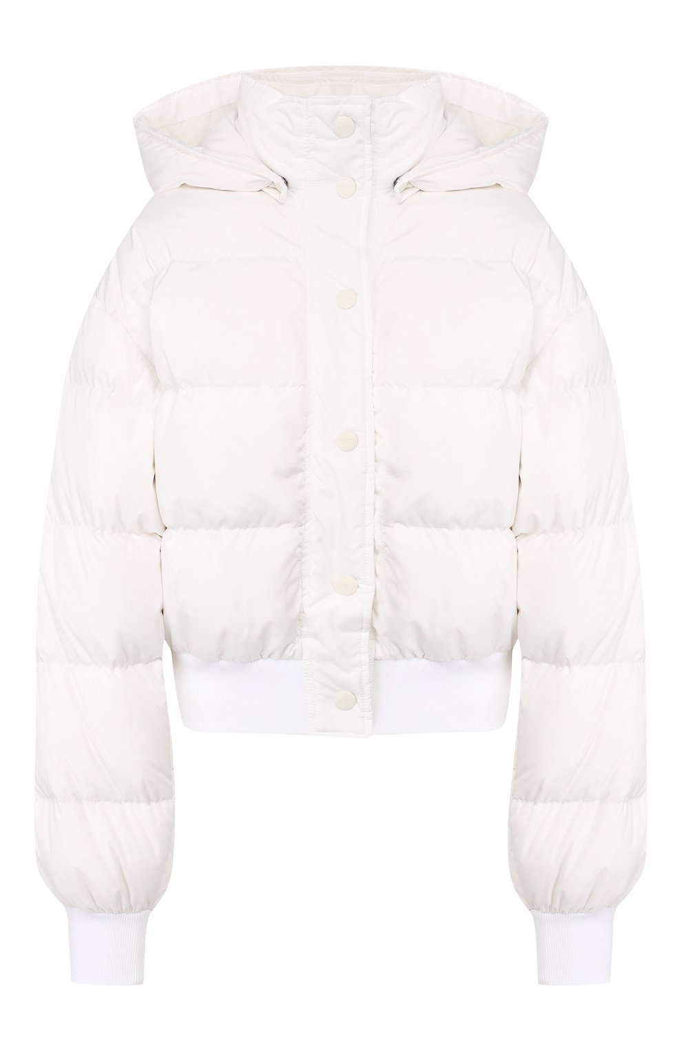 Пуховая куртка MSGM белого цвета по цене 45300 руб., арт. 2741MDH16X 195752, фото 1 Пуховая куртка MSGM, арт. 2741MDH16X 195752, фото 1