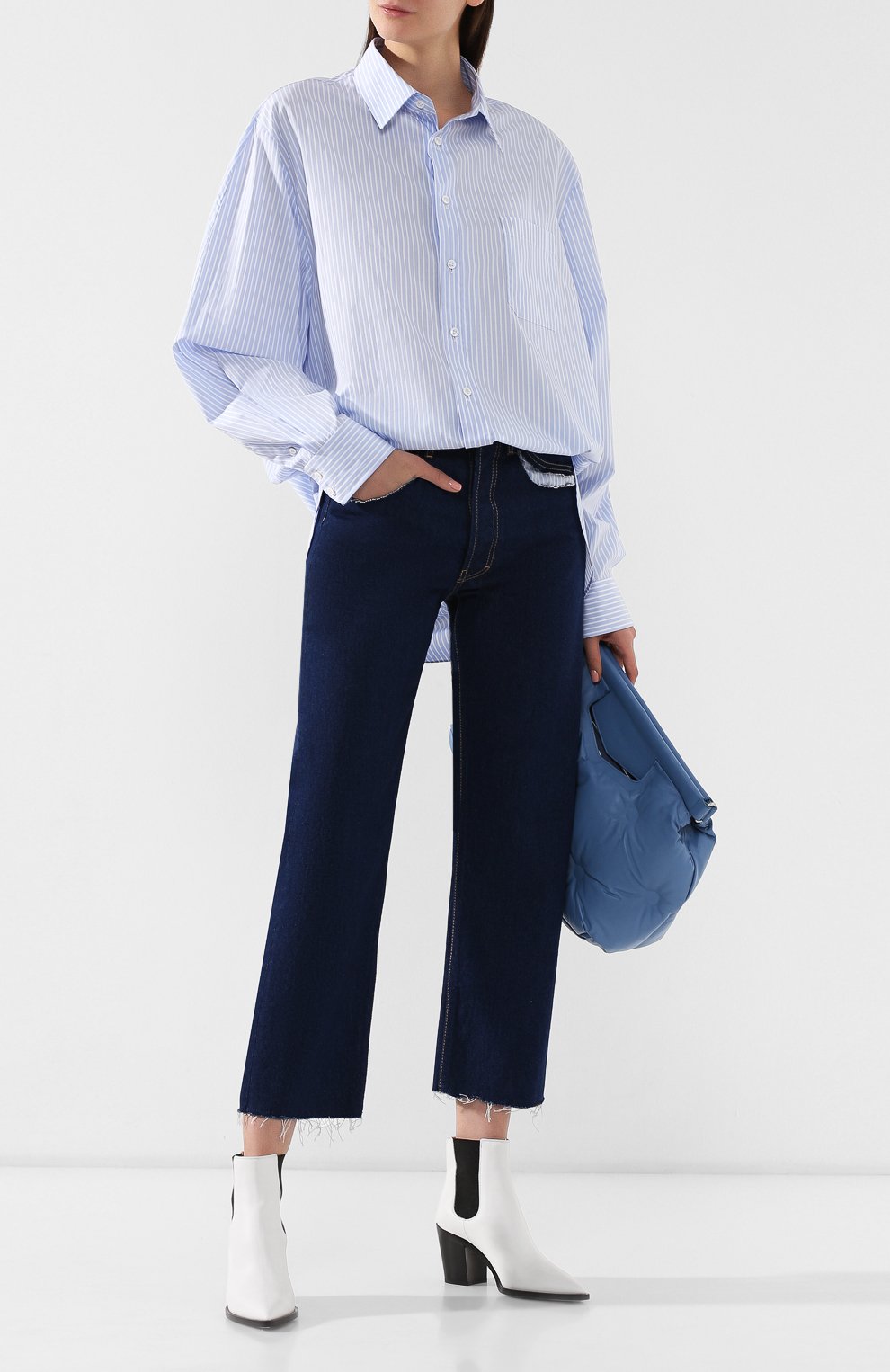 Хлопковая блузка MAISON MARGIELA, арт. S29DL0142/S49913, фото 2