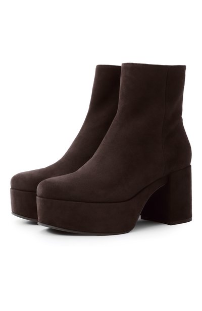 Женские замшевые ботильоны sally 75 GIANVITO ROSSI, арт. G72803.35RIC.CASM0KA