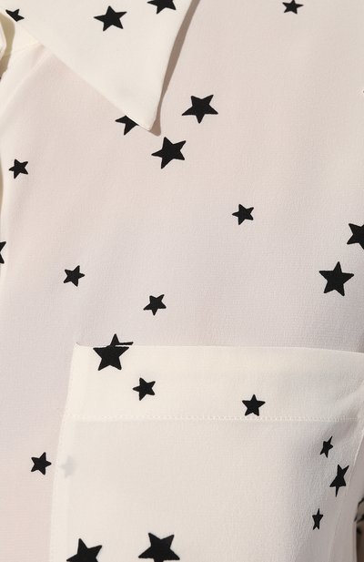 Шелковая рубашка PRADA, арт. P498E-1YHN-F0A72-211, фото 5