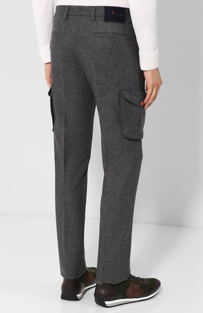 Шерстяные брюки KITON, арт. UFPPCAK01N32, фото 4