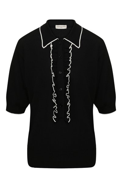 Женский пуловер из смеси вискозы и хлопка DRIES VAN NOTEN, арт. 201-31231-9706