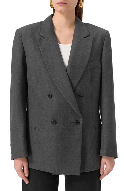 Шерстяной жакет HALFBOY, арт. HFW241WJBL193, фото 3