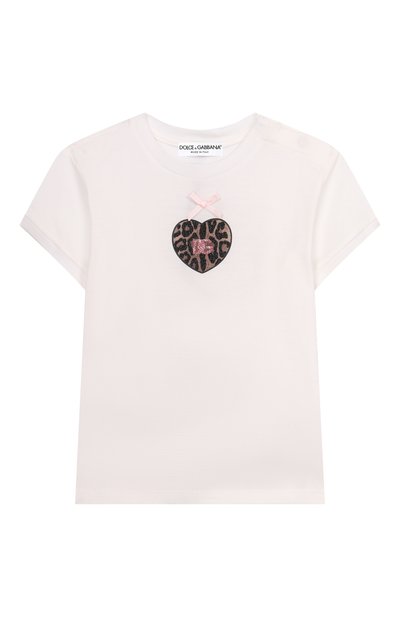 Хлопковая футболка DOLCE & GABBANA, арт. L2JTJT/G7PSI