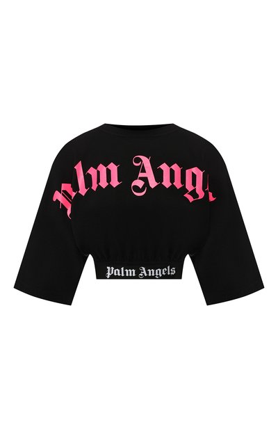 Женский хлопковый топ PALM ANGELS, арт. PWAA002R194130031012