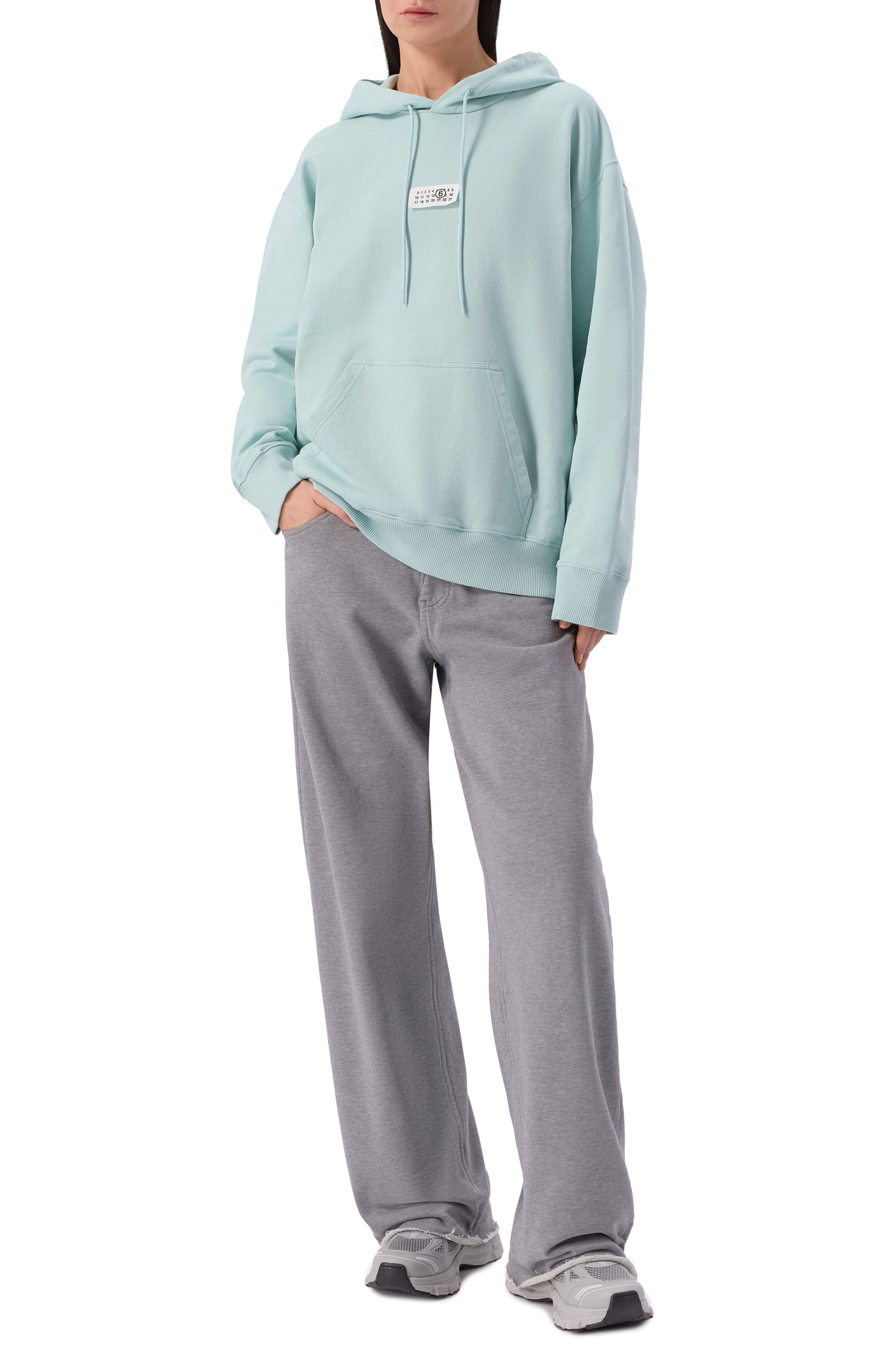 Хлопковое худи MM6, арт. SH0GU0042/M25025, фото 2