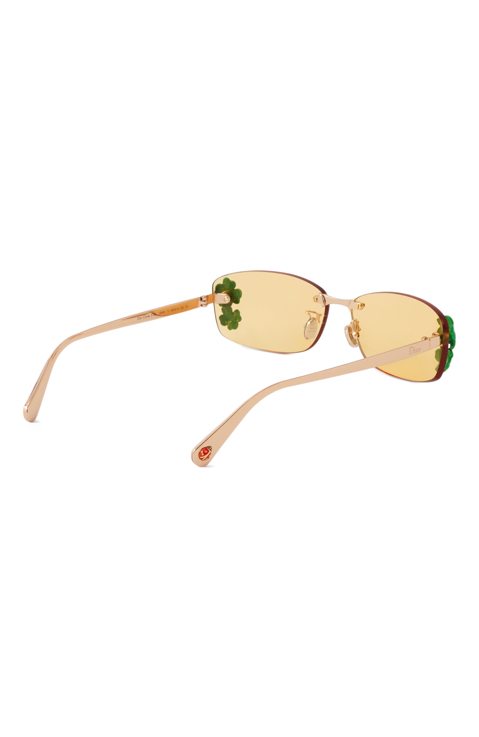 Солнцезащитные очки DIOR EYEWEAR желтого цвета по цене 87300 руб., арт. DI0R CL0VER S1U D0H0, фото 3 Солнцезащитные очки DIOR EYEWEAR, арт. DI0R CL0VER S1U D0H0, фото 3