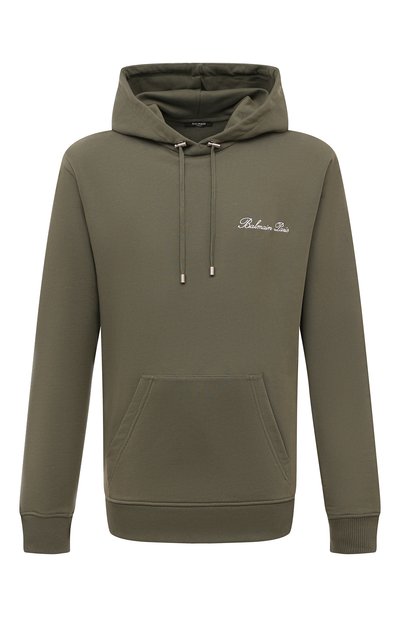 Мужской хлопковое худи BALMAIN, арт. DH1JT047/BC78