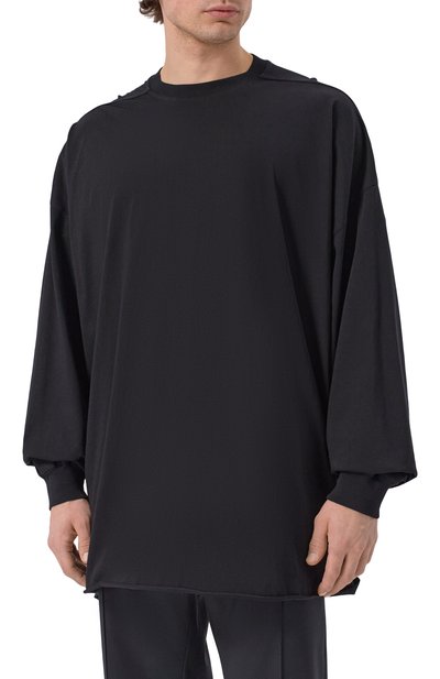 Хлопковый лонгслив RICK OWENS, арт. RU01F2276/JA, фото 3