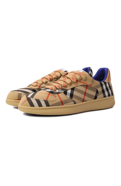 Мужские текстильные кеды terrace BURBERRY, арт. 8095276