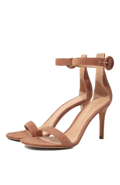 Женские замшевые босоножки portofino 85 GIANVITO ROSSI, арт. G60953.85RIC.CAMPRAL