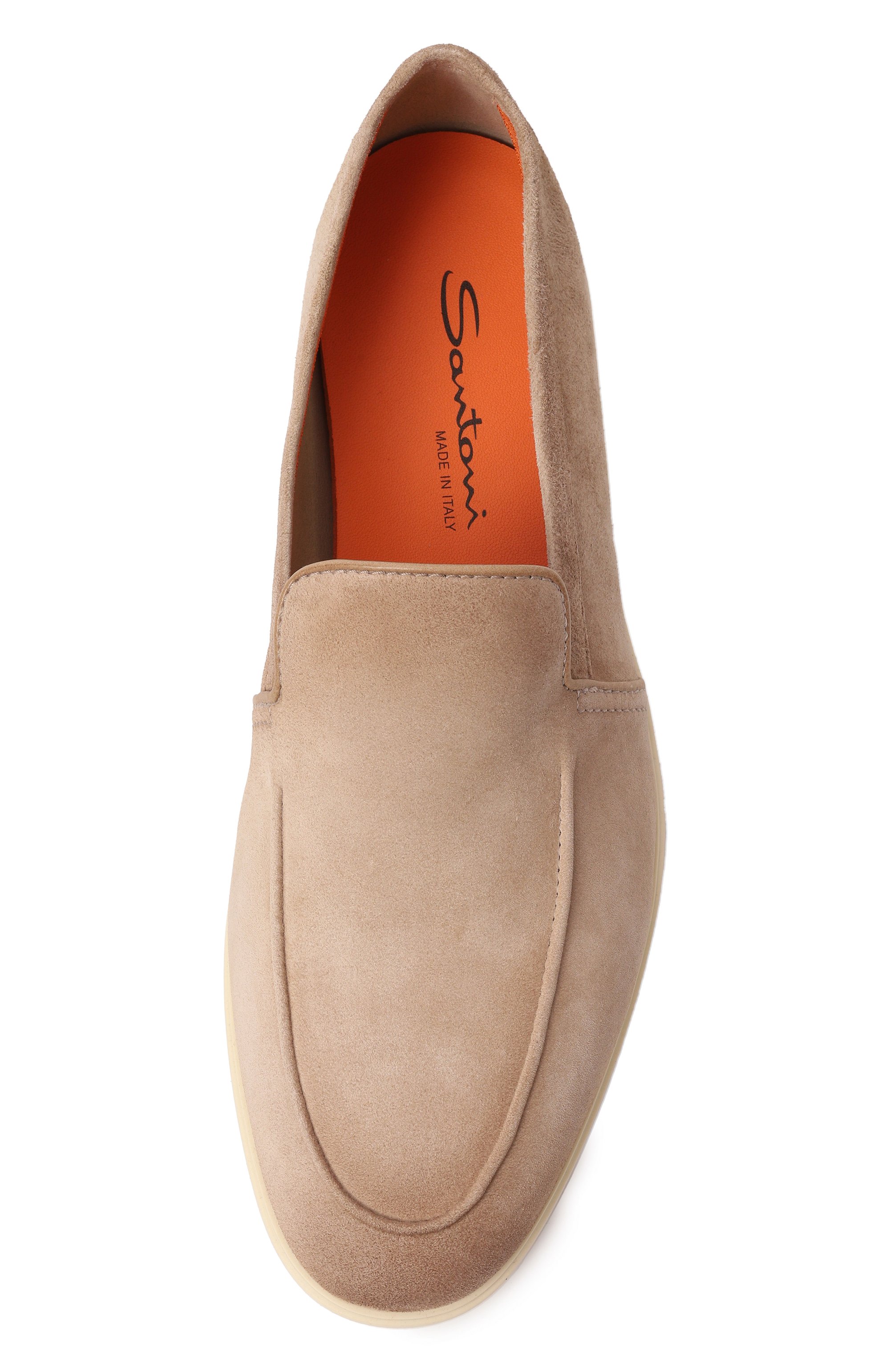 Замшевые лоферы malibu SANTONI, арт. MGAG18829TICSEAA, фото 6