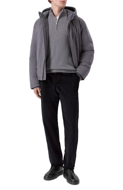 Кожаные кеды cleanic SANTONI, арт. MBCG22105NEAP0IL, фото 2