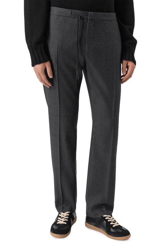 Шерстяные брюки Maison Margiela S50KA0722/S47782 Серый  S50KA0722/S47782 Фото 3