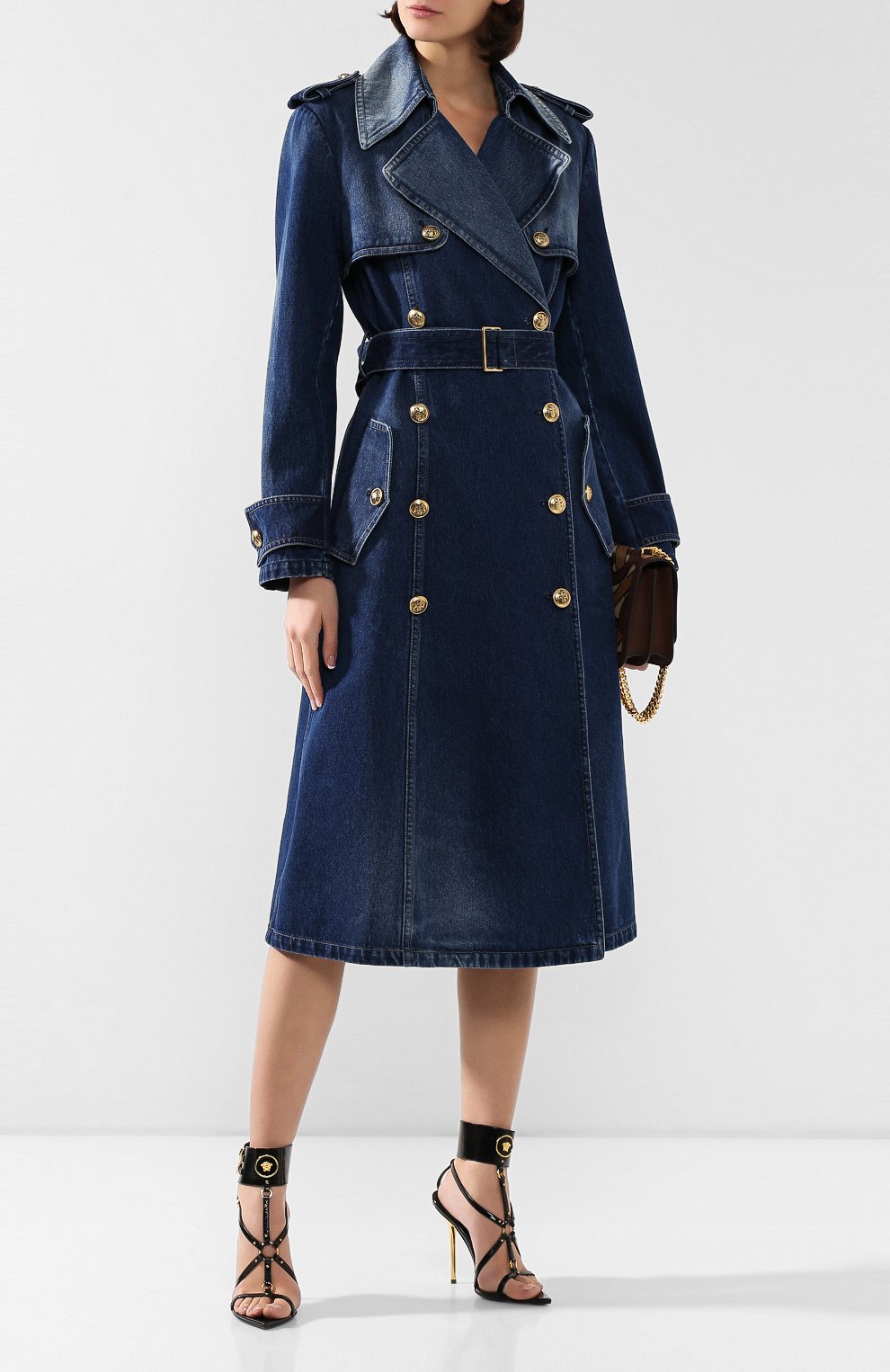 Джинсовый тренч MICHAEL KORS COLLECTION, арт. 503TKN095A, фото 2