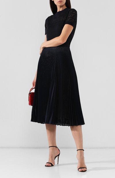 Юбка FENDI темно-синего цвета по цене 107000 руб., арт. FQ7061 A6YH, фото 2 Юбка FENDI, арт. FQ7061 A6YH, фото 2