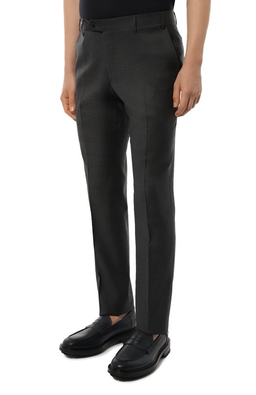 Шерстяные брюки Corneliani 925B01-3817087 Серый  925B01-3817087 Фото 3