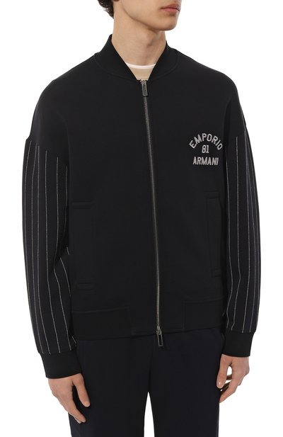 Хлопковая толстовка EMPORIO ARMANI, арт. 3R1MDG/1JHSZ, фото 3