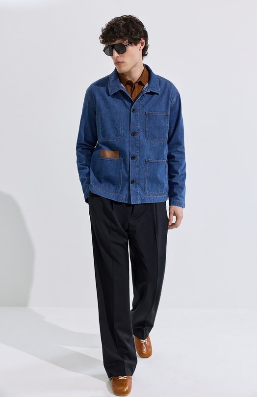 Кожаные кеды Dries Van Noten 021728/0103 Коричневый  021728/0103 Фото 6