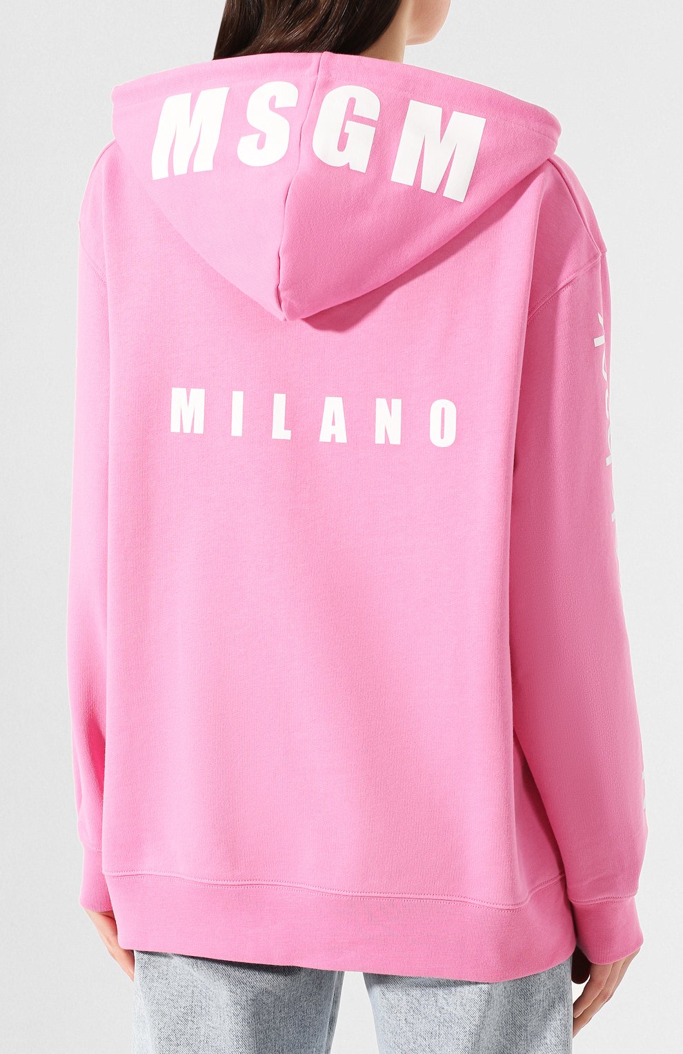 Хлопковое худи MSGM, арт. 2841MDM234 207299, фото 4