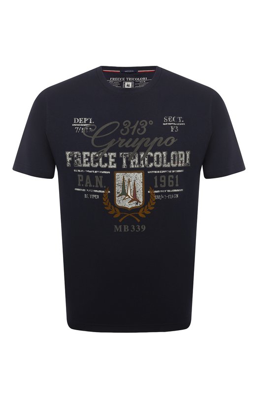 Хлопковая футболка Aeronautica Militare TS2221J641 Синий TS2221J641