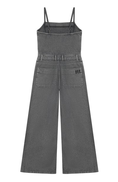 Джинсовый комбинезон DIESEL серого цвета по цене 21800 руб., арт. J02926/KXBUP, фото 2 Джинсовый комбинезон DIESEL, арт. J02926/KXBUP, фото 2