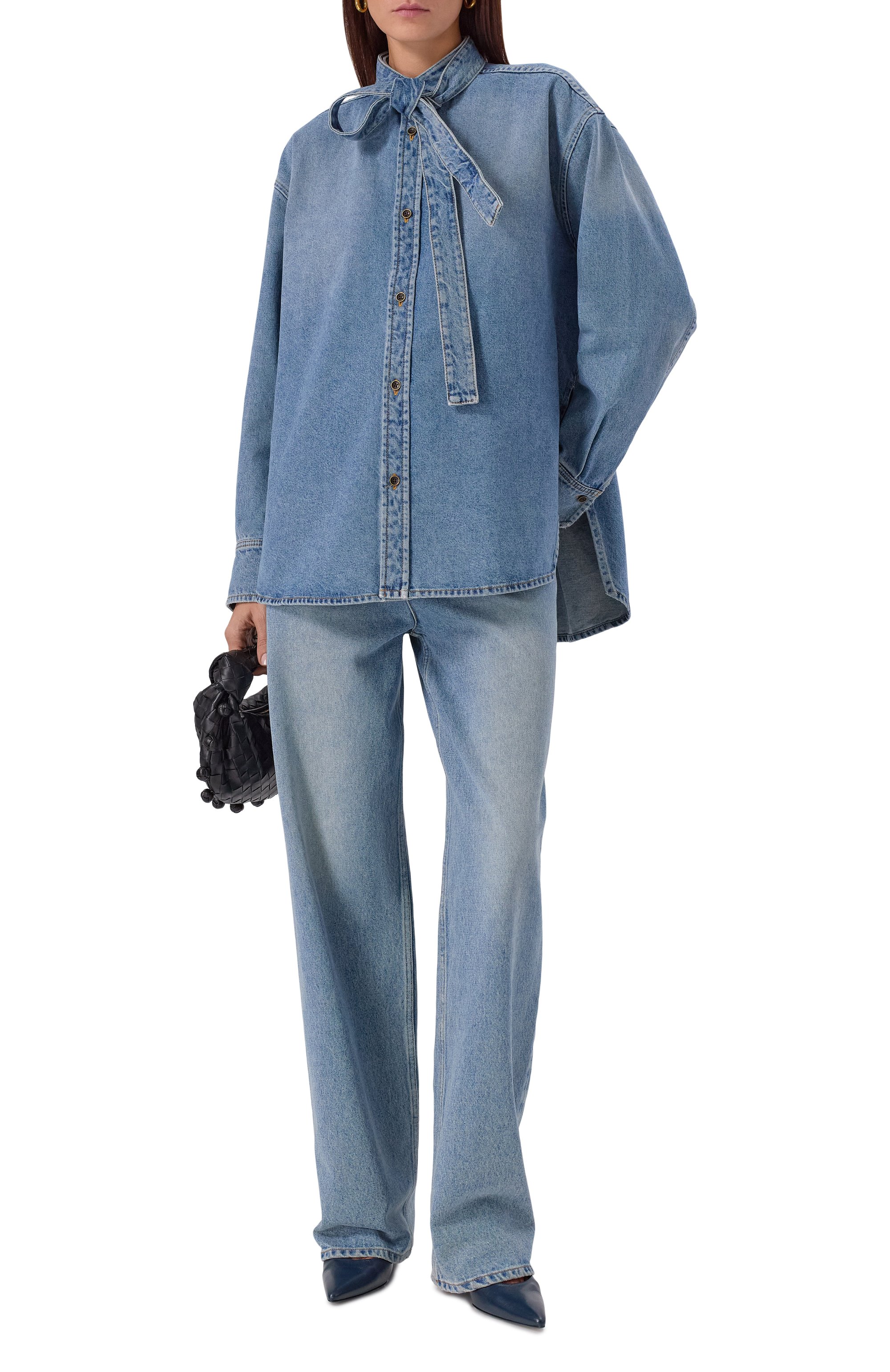 Джинсовая рубашка PETAR PETROV, арт. F25DB4/DENIM, фото 2