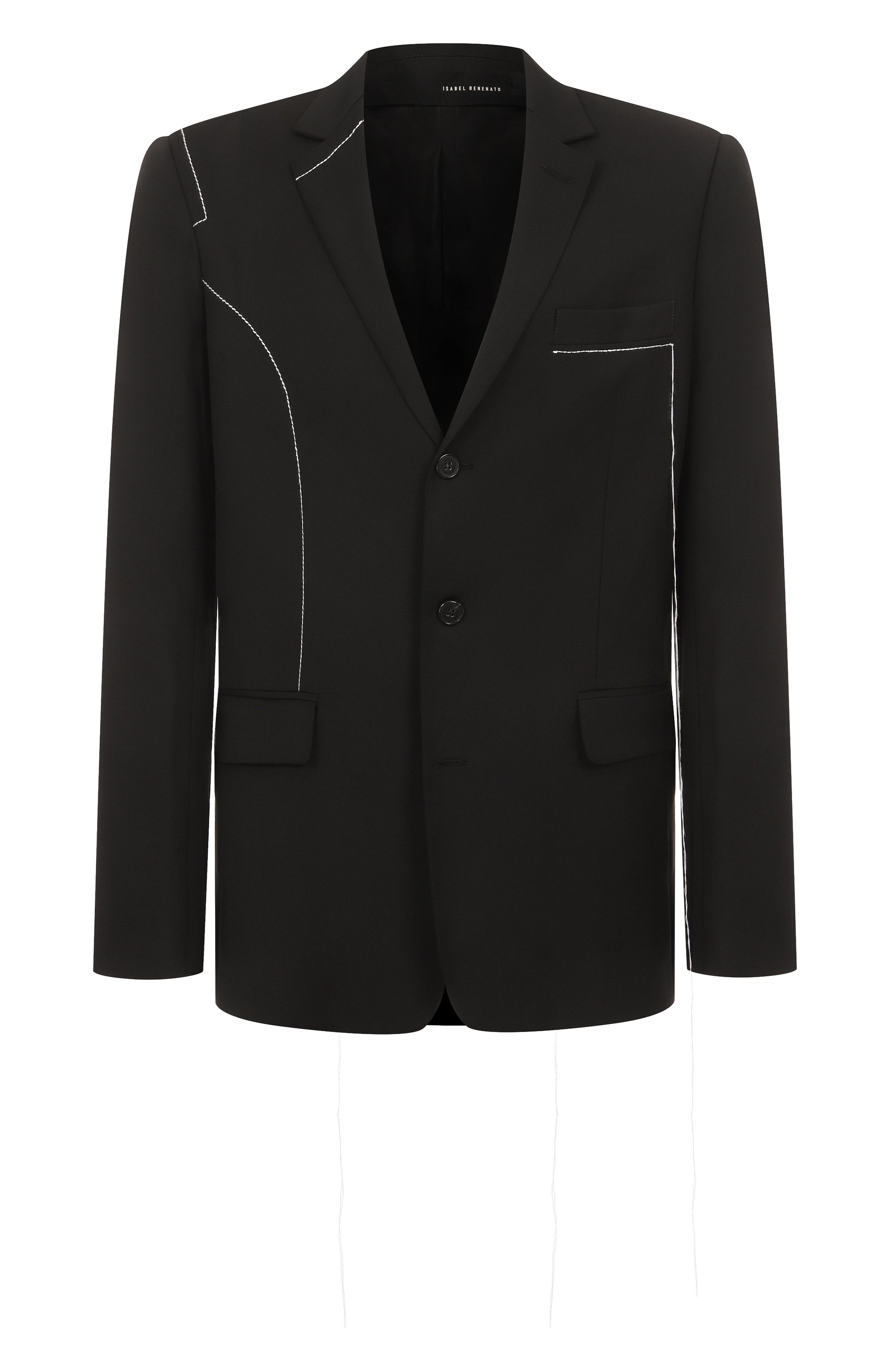 Шерстяной пиджак ISABEL BENENATO, арт. UW36F25, фото 1
