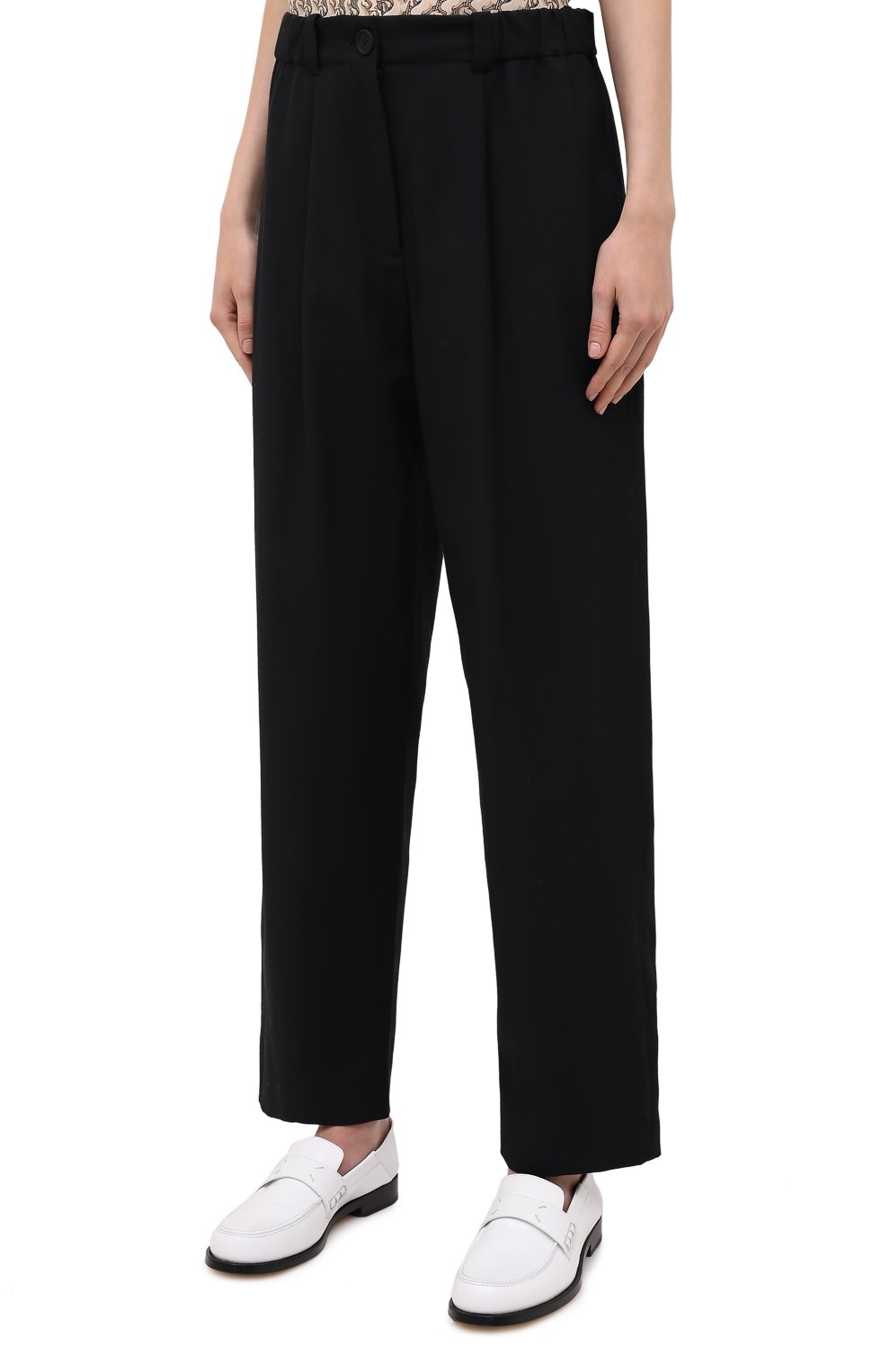Брюки KENZO черного цвета по цене 35150 руб., арт. FA62PA0275AI, фото 3 Брюки KENZO, арт. FA62PA0275AI, фото 3