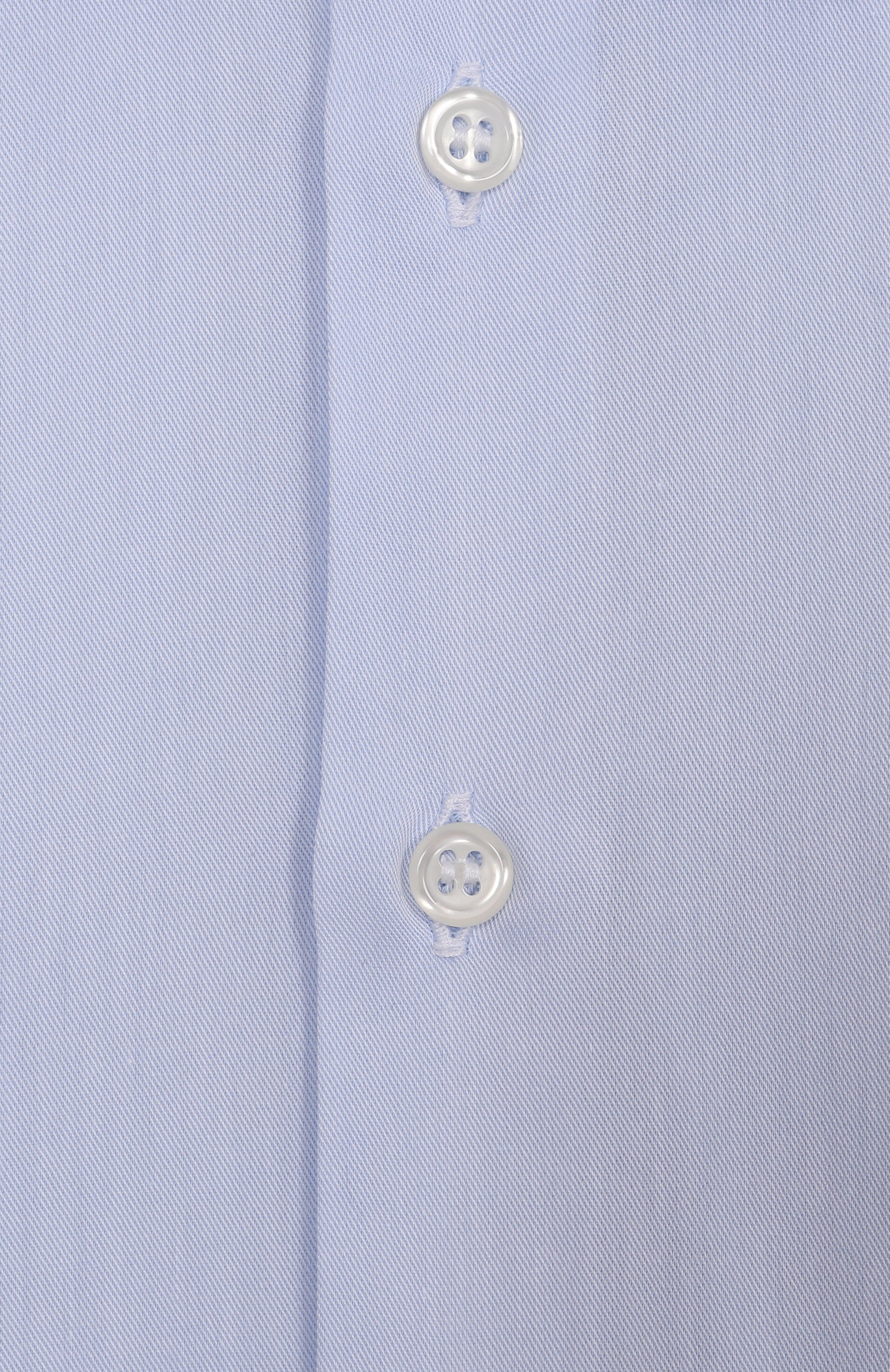 Хлопковая рубашка DAL LAGO голубого цвета по цене 8995 руб., арт. N402/1165/4-6, фото 3 Хлопковая рубашка DAL LAGO, арт. N402/1165/4-6, фото 3