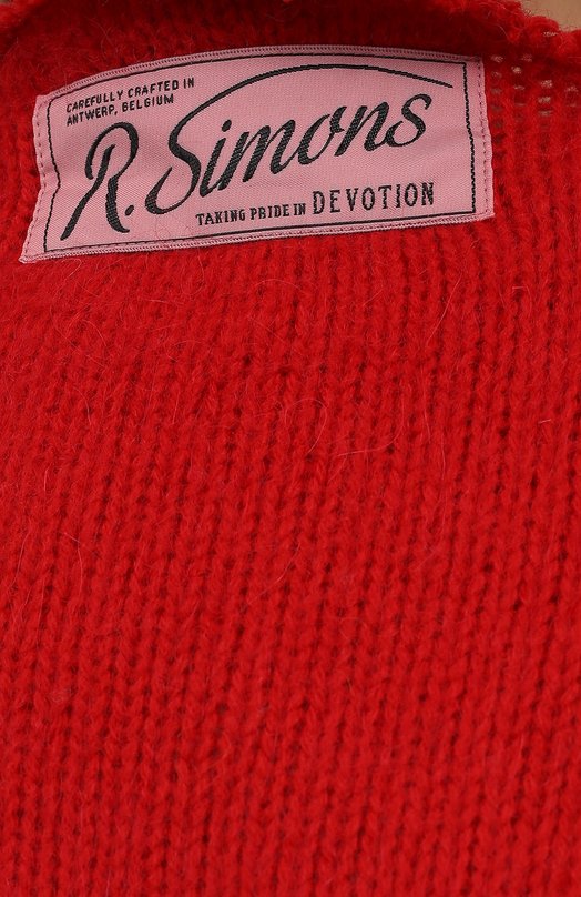 Шерстяной свитер Raf Simons Красный, фото 5