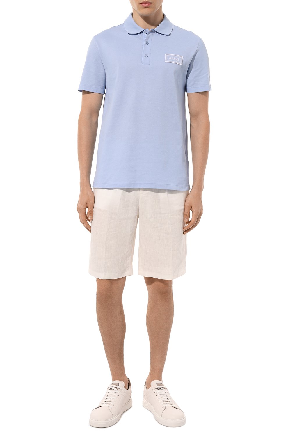 Хлопковое поло VERSACE, арт. 1013906/1A11304, фото 2