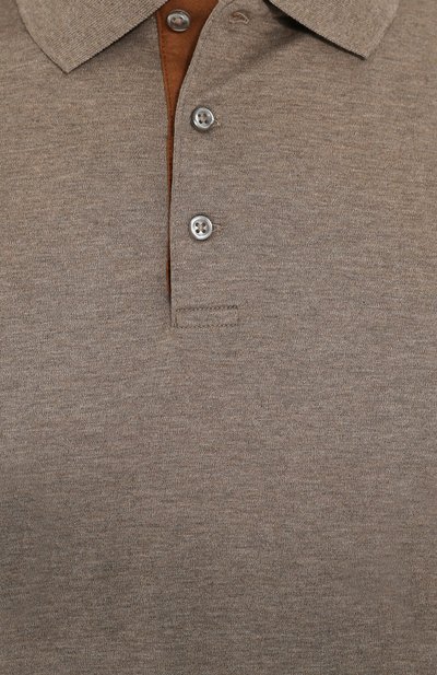 Хлопковое поло с длинными рукавами POLO RALPH LAUREN, арт. 710671785, фото 5