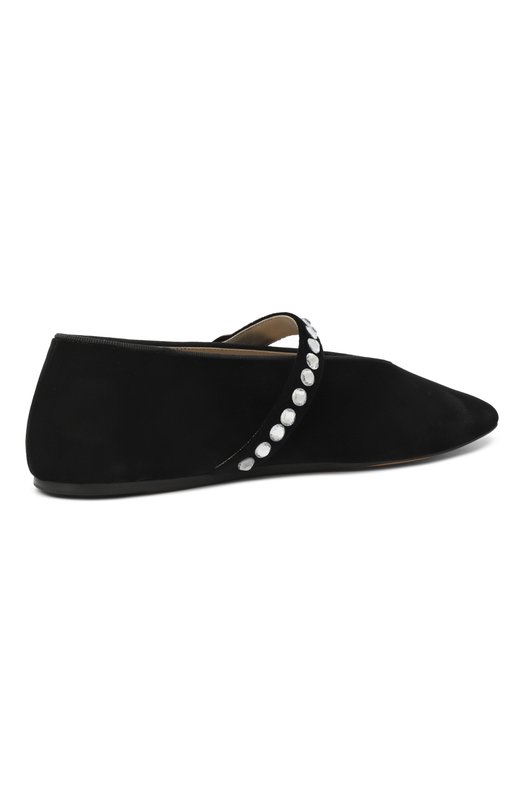 Текстильные балетки Stella Le Monde Beryl STE-VEL-BCR Чёрный  STE-VEL-BCR Фото 5