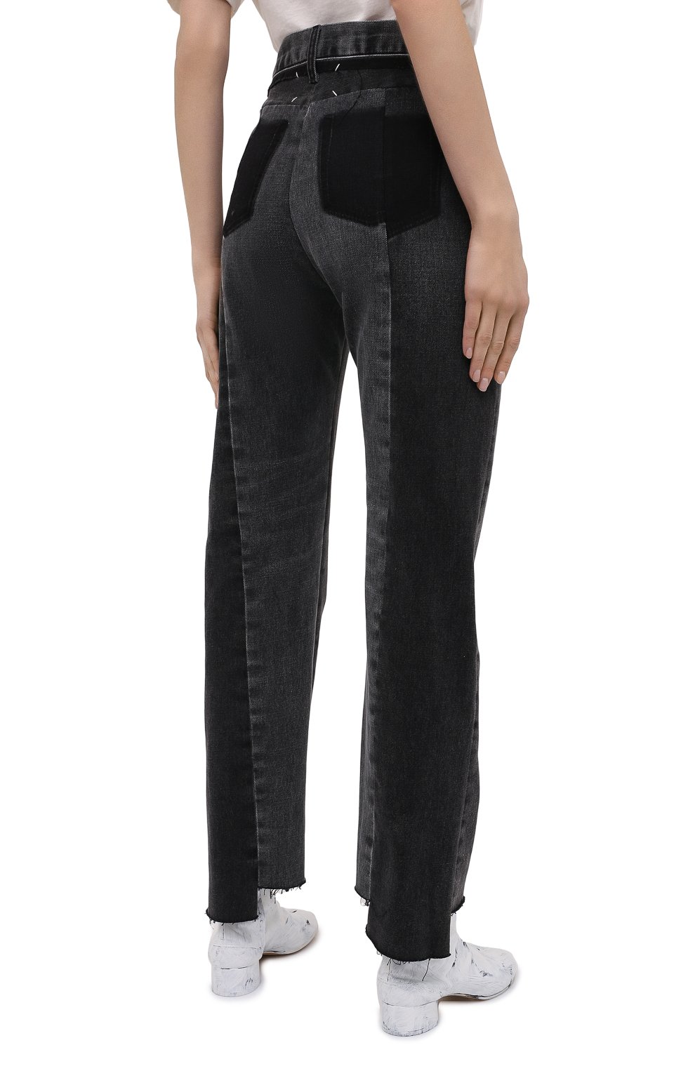 Джинсы MAISON MARGIELA черного цвета по цене 66850 руб., арт. S51LA0132/S30496, фото 4 Джинсы MAISON MARGIELA, арт. S51LA0132/S30496, фото 4