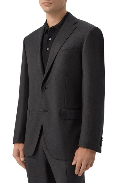 Шерстяной костюм CORNELIANI темно-серого цвета по цене 173000 руб., арт. 286008/2A18581_SET, фото 2 Шерстяной костюм CORNELIANI, арт. 286008/2A18581_SET, фото 2