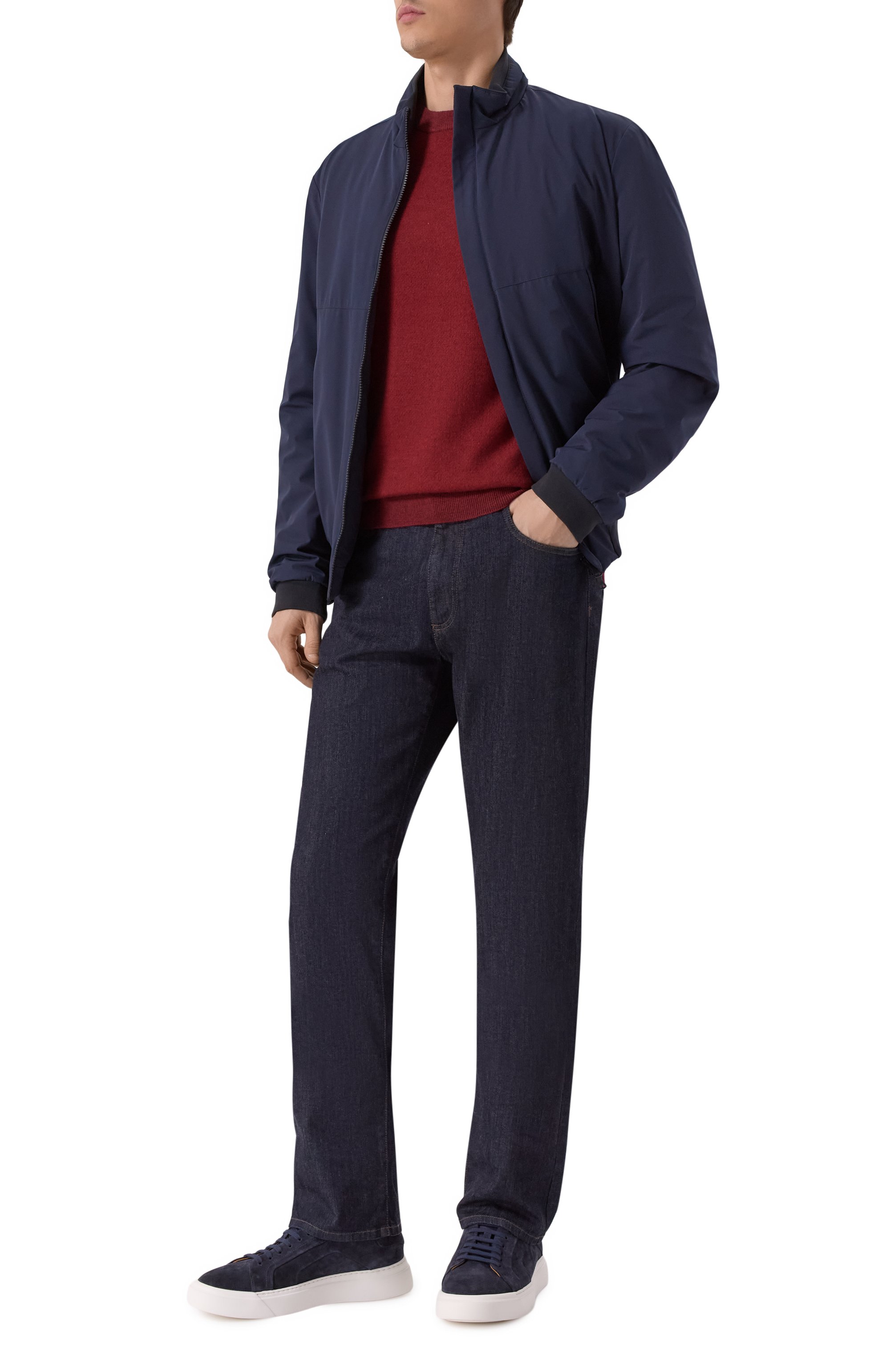 Джемпер из шерсти и хлопка BOSS, арт. 50549986, фото 2