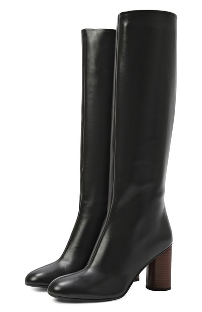 Женские кожаные сапоги CO, арт. 0723TRE-BLA