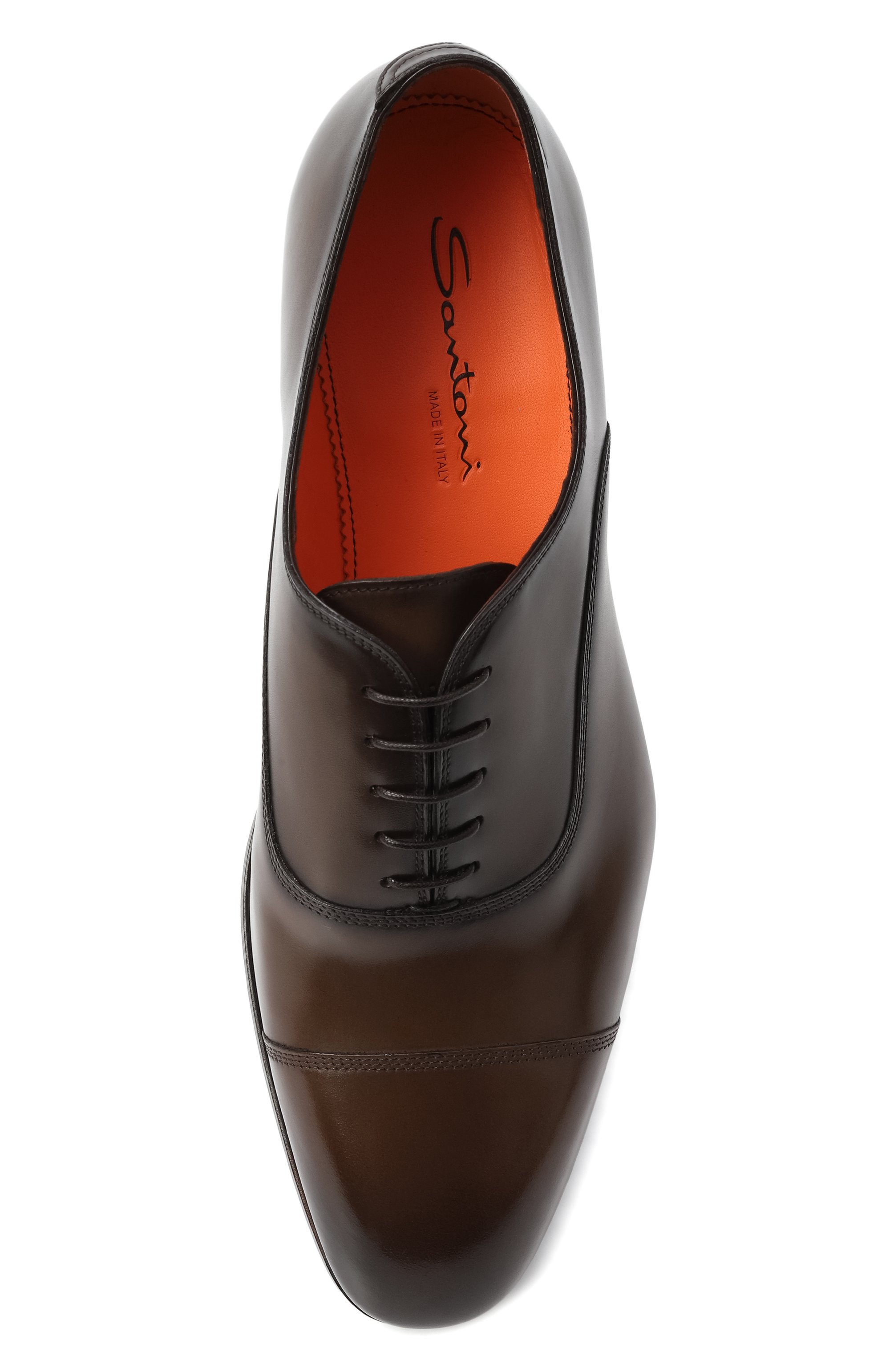 Кожаные оксфорды adrian SANTONI, арт. MCAG18883JJ6BNTG, фото 6