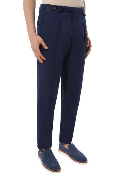 Брюки изо льна и хлопка BRUNELLO CUCINELLI, арт. M291DB2285, фото 3