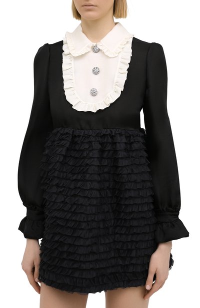 Шелковое платье MIU MIU, арт. MF3865-51H-F0002, фото 3