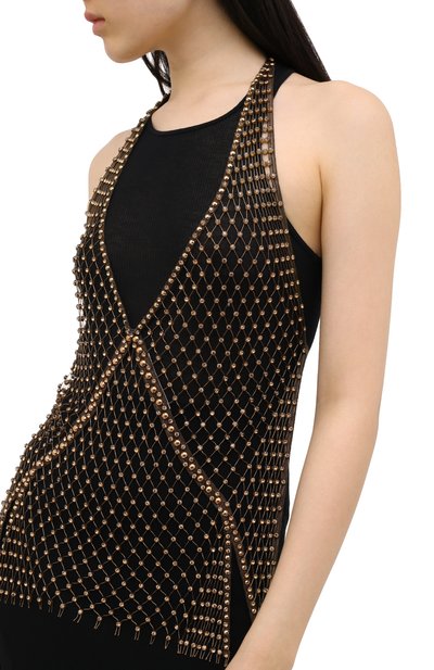 Топ DOROTHEE SCHUMACHER хаки цвета по цене 39050 руб., арт. 851002/MESH SPARKLE, фото 3 Топ DOROTHEE SCHUMACHER, арт. 851002/MESH SPARKLE, фото 3