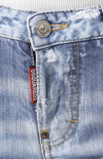 Джинсы DSQUARED2 синего цвета по цене 62300 руб., арт. S72LB0265/S30309, фото 5 Джинсы DSQUARED2, арт. S72LB0265/S30309, фото 5