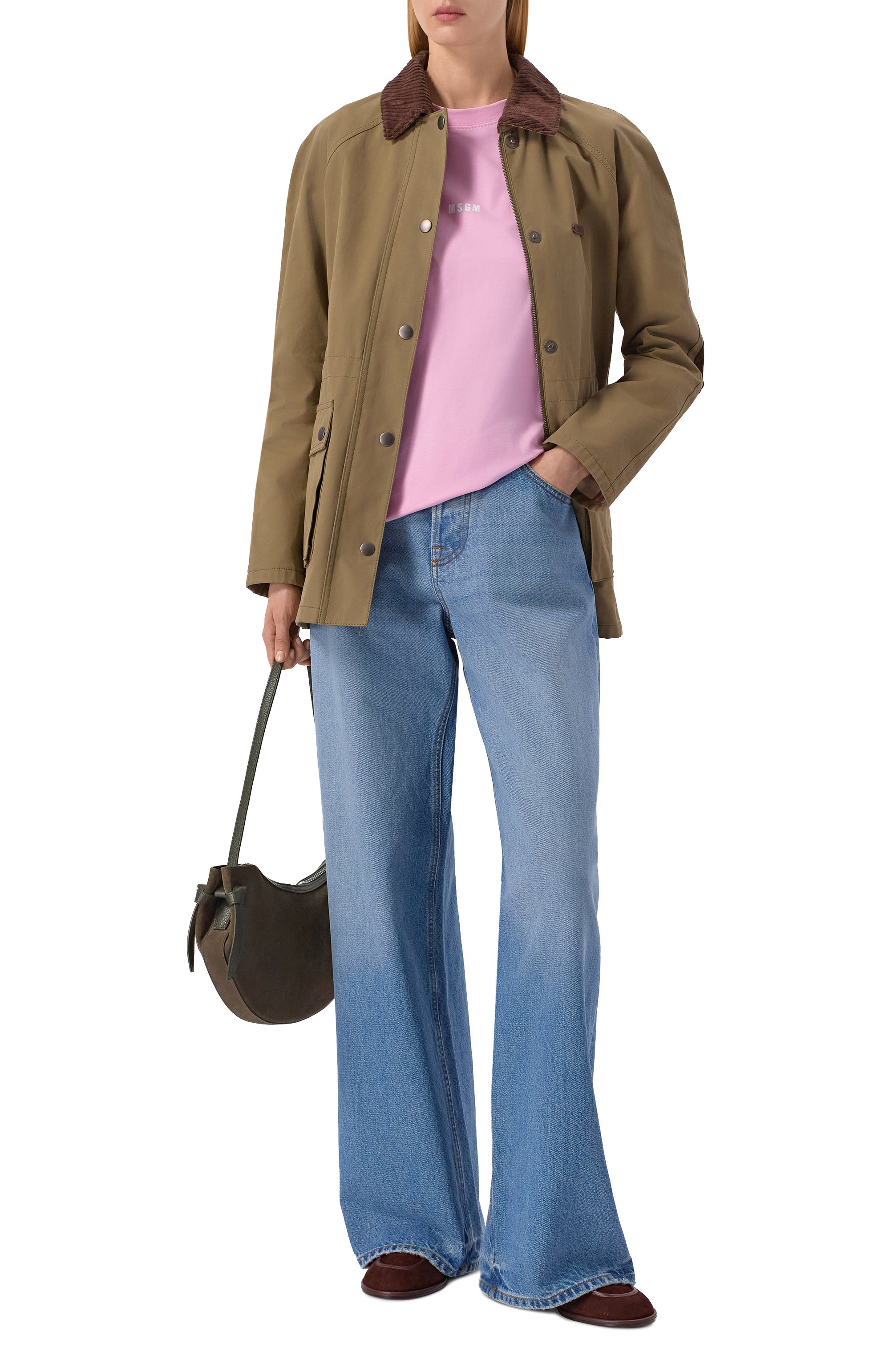 Хлопковая футболка MSGM, арт. 4041MDM500/267002, фото 2