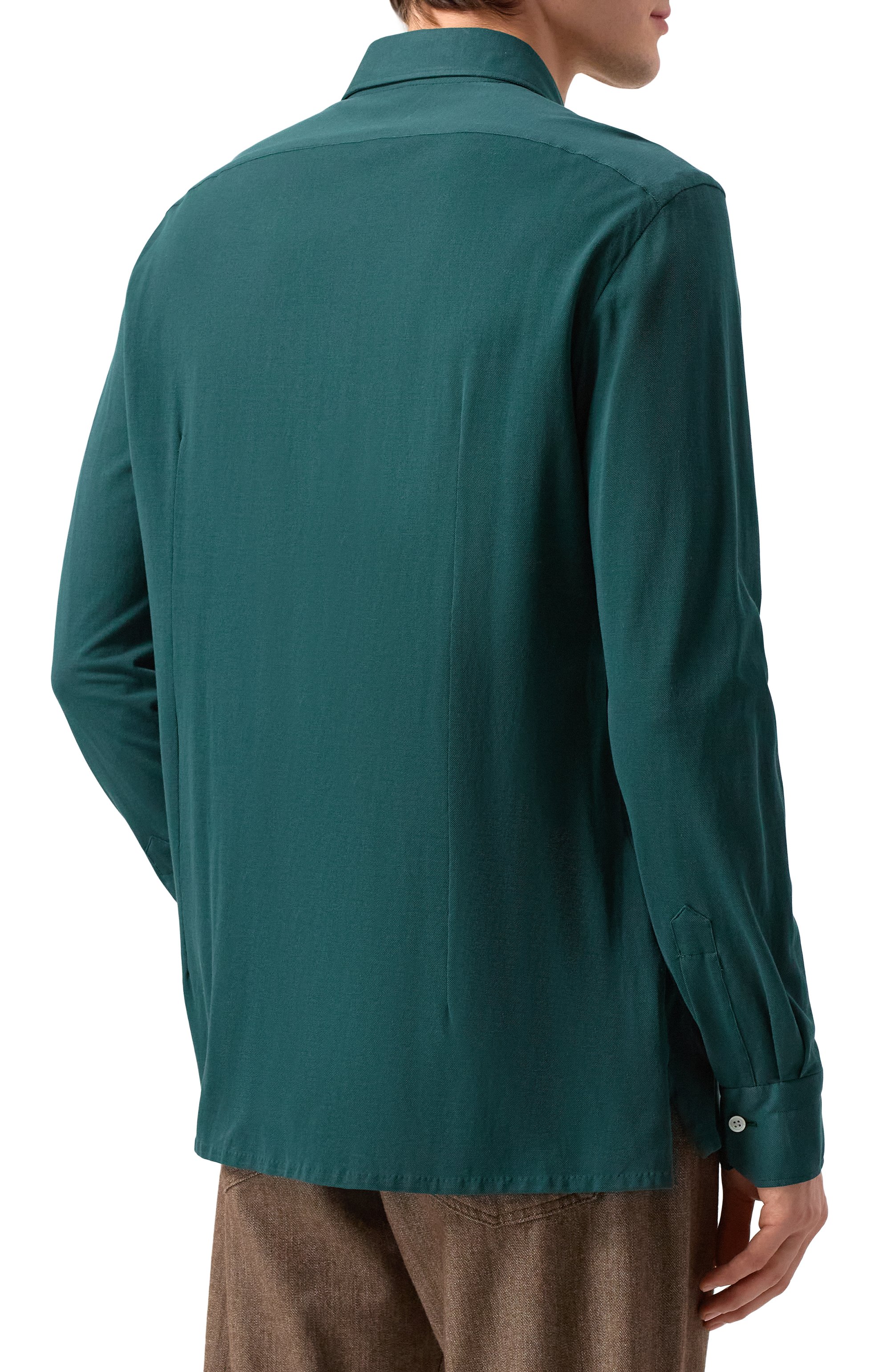 Хлопковая сорочка KITON, арт. UMCNERH08837, фото 4