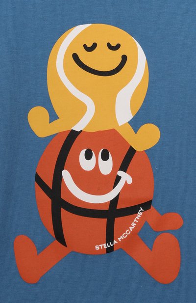 Хлопковая футболка STELLA MCCARTNEY, арт. TY8620, фото 3