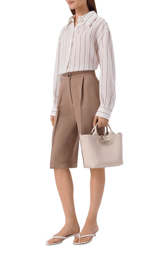 Сумка Le Roseau small Longchamp 10273HFP/HFP Кремовый  10273HFP/HFP Фото 3